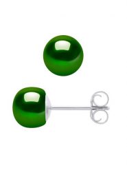 Mitzuko Srebrne kolczyki-wkrętki z perłami rozmiar: onesize. Szare kolczyki damskie Mitzuko, z perłą, srebrne. Za 295.99 zł.