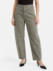 Calvin Klein Jeans Jeansy Barrel Kobiety Bawełna zielony, 30. Zielone jeansy damskie Calvin Klein Jeans. Za 409.95 zł.