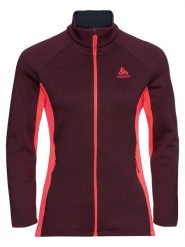 Odlo Kurtka polarowa "Berra Merino" w kolorze bordowym rozmiar: 4XL. Czerwone kurtki sportowe damskie ODLO, xl, bez wzorów, z polaru, bez kaptura. Za 219.60 zł.