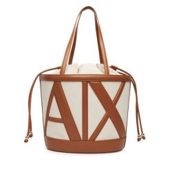 Torebka Armani Exchange. Brązowe torebki klasyczne damskie Armani Exchange, bez dodatków. Za 729.99 zł.