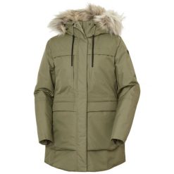 Parka dla kobiet Helly Hansen Coastal. Zielone parki damskie Helly Hansen, na zimę, bez kaptura. W wyprzedaży za 1,029.50 zł.