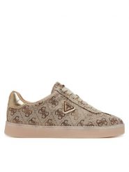 Guess Sneakersy FLJJZ2 FAL12 Złoty. Żółte obuwie sportowe damskie Guess, z materiału, bez zapięcia. W wyprzedaży za 389.99 zł.