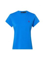 Polo Ralph Lauren Koszulka damska Kobiety Bawełna niebieski jednolity, L. Niebieskie koszulki damskie Polo Ralph Lauren, l, bez wzorów, z bawełny, bez kołnierzyka, bez ramiączek. Za 399.95 zł.