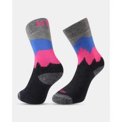 Uniseksowe skarpetki trekkingowe Kilpi NORS-U. Niebieskie skarpetki damskie Kilpi, bez wzorów. Za 101.89 zł.