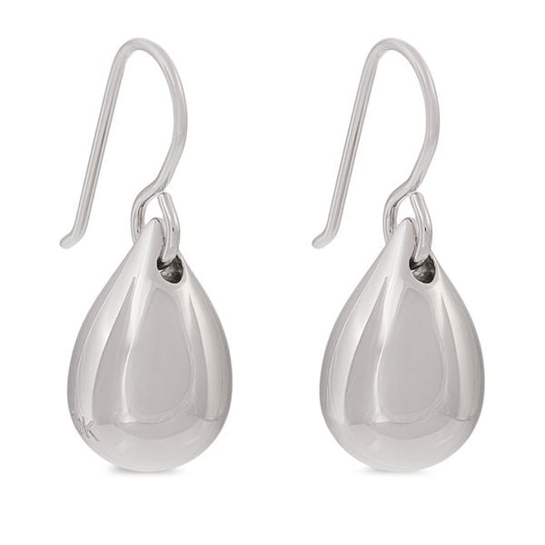 Kolczyki Calvin Klein. Szare kolczyki damskie Calvin Klein, srebrne. Za 189.99 zł.