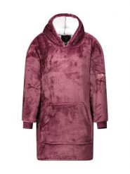 Geographical Norway Bluza polarowa "Uddy" w kolorze bordowym rozmiar: S. Czerwone bluzy damskie Geographical Norway, s, bez wzorów, z polaru, bez kaptura. Za 127.65 zł.