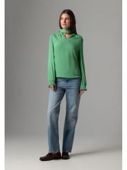 More & More Bluzka w kolorze zielonym rozmiar: 36. Zielone bluzki damskie More & More, bez wzorów, bez kołnierzyka, bez ramiączek. Za 78.10 zł.