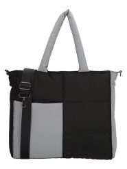 Beagles Shopper bag "Calvia Duo" w kolorze szaro-czarnym - 41 x 31 x 13 cm rozmiar: onesize. Czarne shopper bag Beagles, bez wzorów, z materiału, na ramię, bez dodatków. Za 95.99 zł.