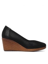 Lasocki Półbuty WI23-2188-05 Czarny. Czarne czółenka damskie Lasocki, bez wzorów, ze skóry, bez obcasa, na koturnie. Za 199.99 zł.