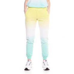 Spodnie dresowe z sznurek regulacyjny na co dzień. Żółte obuwie sportowe damskie LEONE 1947 APPAREL, bez wzorów, z bawełny. Za 164.19 zł.