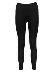 4F Legginsy sportowe w kolorze czarnym rozmiar: XS/S. Czarne legginsy sportowe damskie 4F, s, bez wzorów, z materiału, z podwyższonym stanem, outdoorowe. Za 48.05 zł.