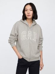 GAP Bluza w kolorze szarym rozmiar: XXL. Szare bluzy damskie GAP, xxl, bez wzorów, bez kaptura. Za 109.78 zł.
