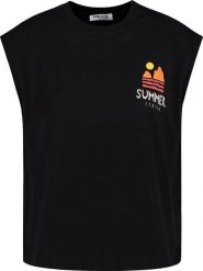 Sublevel Koszulka w kolorze czarnym rozmiar: XS. Czarne koszulki damskie Sublevel, xs, bez wzorów, bez kołnierzyka, bez ramiączek. Za 43.99 zł.