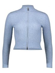 ONLY Kardigan "Senta" w kolorze błękitnym rozmiar: M. Niebieskie kardigany damskie Only, m, bez wzorów, prążkowane. Za 104.99 zł.