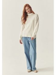 TATUUM Golf w kolorze kremowym rozmiar: S. Brązowe golfy damskie TATUUM, s, bez wzorów, bez ramiączek. Za 122.09 zł.