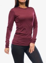 Bluza termoaktywna damska Sensor Merino Air Tee LS. Czerwone bluzy damskie Sensor, s, bez wzorów, z materiału, bez kaptura. Za 307.99 zł.