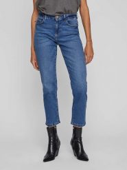Vila Dżinsy - Slim fit - w kolorze niebieskim rozmiar: 34/L30. Niebieskie jeansy damskie Vila. Za 65.85 zł.