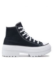 Converse Trampki Chuck Taylor All Star Lugged Heel Platform A08258C Czarny. Czarne trampki damskie Converse, bez wzorów, z materiału, bez zapięcia. Za 259.99 zł.