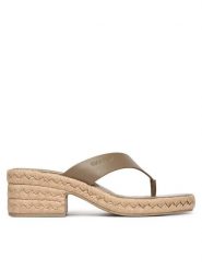 Calvin Klein Klapki Block Heel Espa 50 Thong Lth HW0HW02902 Brązowy. Brązowe klapki damskie Calvin Klein, bez wzorów, ze skóry, bez obcasa, bez zapięcia. Za 529.99 zł.