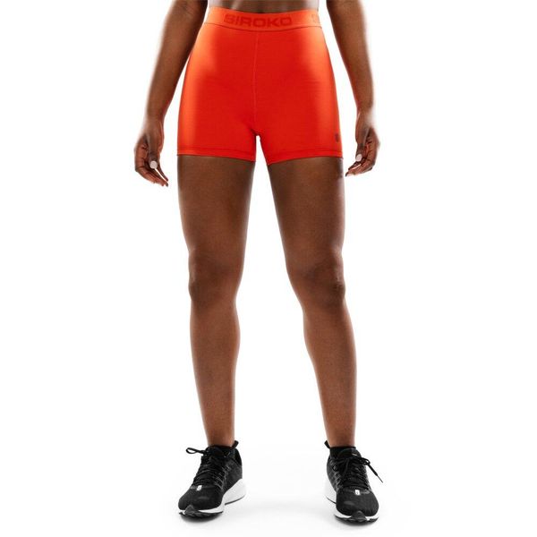 Damskie krótkie legginsy treningowe Fitness Siroko Vital. Czerwone legginsy damskie SIROKO, xs, bez wzorów, z materiału. W wyprzedaży za 63.00 zł.