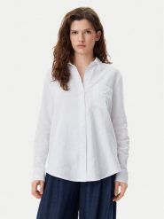 Gap Koszula 885287-16 Biały Regular Fit. Białe koszule damskie GAP, xxs, bez wzorów, z bawełny, bez kołnierzyka, bez ramiączek. Za 159.99 zł.