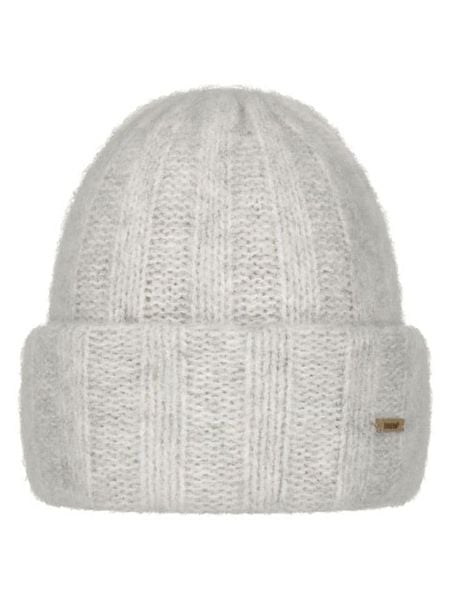 Barts Czapka "River Rush" w kolorze szarym rozmiar: onesize. Szare czapki damskie Barts, z aplikacjami, z wełny. Za 68.95 zł.