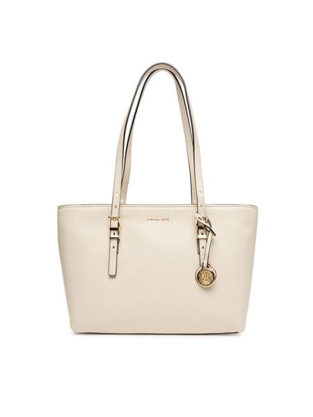 MICHAEL Michael Kors Torebka Quinn 30T5GQNT2L Écru. Torebki klasyczne damskie MICHAEL Michael Kors, ze skóry, bez dodatków. Za 599.99 zł.