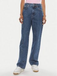 Hugo Jeansy Gilissi 50513738 Niebieski Relaxed Fit. Niebieskie jeansy damskie Hugo. Za 449.99 zł.