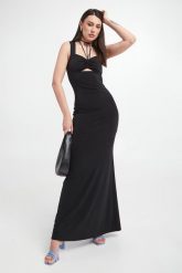 Sukienka maxi PATRIZIA PEPE. Sukienki damskie Patrizia Pepe, bez wzorów, bez ramiączek. W wyprzedaży za 1,419.73 zł.