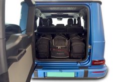 Torby Do Bagażnika Mercedes-Benz G Eq Ev 2024+ 4Szt Kjust. Czarne torby podróżne KJUST, bez wzorów, z kauczuku. Za 1,330.00 zł.