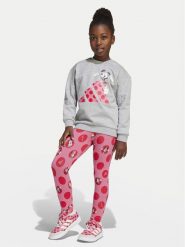 Adidas Komplet bluza i legginsy Disney Mickey Mouse JF3645 Kolorowy Regular Fit. Bluzy dziewczęce Adidas, bez wzorów, z syntetyku, bez ramiączek, bez kaptura. Za 239.99 zł.