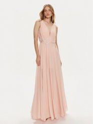 Fracomina Sukienka wieczorowa FQ24SD3027W41201 Różowy Slim Fit. Czerwone sukienki damskie Fracomina, bez wzorów, z syntetyku, wizytowe, bez ramiączek. Za 829.99 zł.