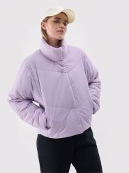 4F Kurtka puchowa w kolorze fioletowym rozmiar: M. Różowe kurtki damskie 4F, m, bez wzorów, z puchu, bez kaptura. Za 166.10 zł.