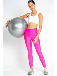 Onamaste Legginsy sportowe w kolorze różowym rozmiar: S/M. Różowe legginsy damskie Onamaste, m, bez wzorów. Za 64.95 zł.