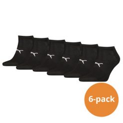 Skarpety Puma Sport Sneaker Light, 6 pary czarnym. Czarne skarpetki damskie Puma, bez wzorów, z elastanu. Za 162.99 zł.