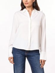 Scotch & Soda Koszula w kolorze białym rozmiar: XL. Białe koszule damskie Scotch & Soda, xl, bez wzorów, bez kołnierzyka, bez ramiączek. Za 109.78 zł.
