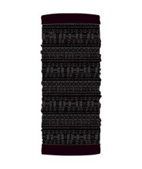 Komin na szyję - Bandana BUFF Polar Reversible Urid. Czarne kominy damskie Buff, na zimę, bez wzorów, z elastanu. Za 143.30 zł.
