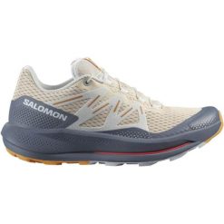 Buty do biegania damskie Salomon Pulsar Trail W. Brązowe obuwie sportowe damskie Salomon, bez zapięcia, do biegania. Za 438.00 zł.