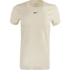 Damska koszulka Nike Essential Crew Coconut Milk S. Białe bluzki damskie Nike, s, bez wzorów, z bawełny, bez kołnierzyka, bez ramiączek. Za 193.99 zł.