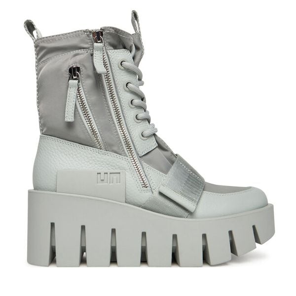 Trzewiki United Nude. Szare botki damskie United Nude, bez obcasa, na koturnie, bez zapięcia. Za 1,199.00 zł.