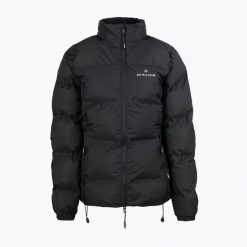 Kurtka ocieplana damska BERGSON Snowy Wolf Micro-Therm. Czarne kurtki damskie Bergson, bez wzorów, z puchu, bez kaptura. Za 379.99 zł.