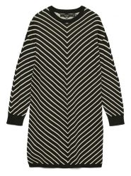 Vero Moda Sukienka w kolorze czarno-kremowym rozmiar: L. Czarne sukienki damskie Vero Moda, bez wzorów, bez ramiączek. Za 100.28 zł.