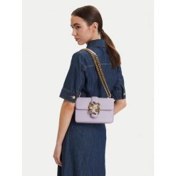 Torebka Just Cavalli. Fioletowe torebki wieczorowe damskie Just Cavalli, bez wzorów, bez dodatków. Za 782.99 zł.