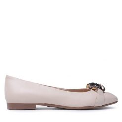 Baleriny Lasocki. Brązowe balerinki damskie Lasocki, bez wzorów. Za 179.99 zł.