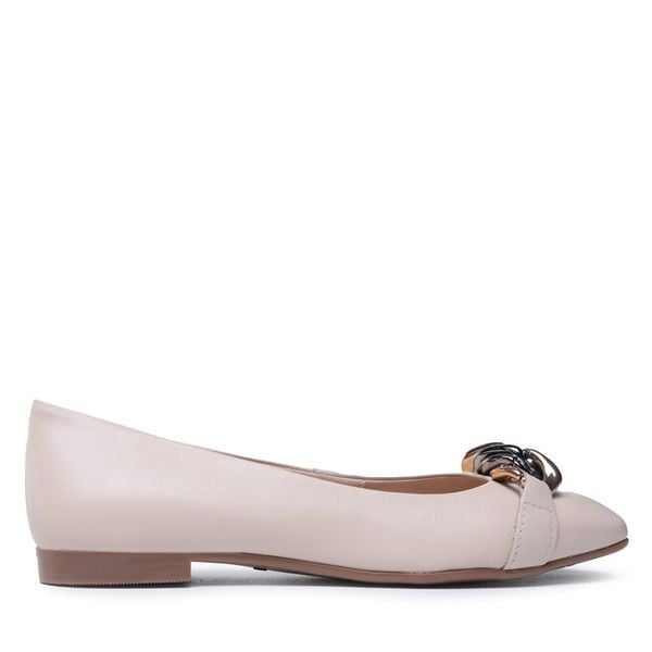 Baleriny Lasocki. Brązowe balerinki damskie Lasocki, bez wzorów. Za 179.99 zł.