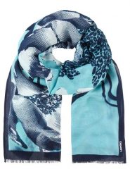 Olsen Szal w kolorze turkusowym rozmiar: onesize. Niebieskie szaliki damskie Olsen, bez wzorów, z materiału. Za 52.99 zł.