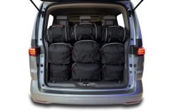 Torby Do Bagażnika Vw Multivan L2 Phev 2021+ 9Szt Kjust. Czarne torby podróżne KJUST, bez wzorów, z kauczuku. Za 2,904.00 zł.