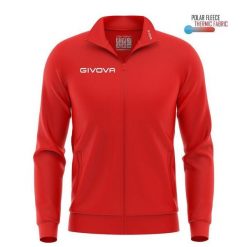 Bluza sportowa Givova Polarfleece Mono 500 Red. Czerwone bluzy damskie Givova, bez wzorów, z tkaniny, bez kaptura. Za 93.02 zł.
