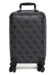 Guess Walizka w kolorze antracytowym - 32 x 53 x 22 cm rozmiar: onesize. Czarne walizki Guess, z aplikacjami, z materiału. Za 587.99 zł.