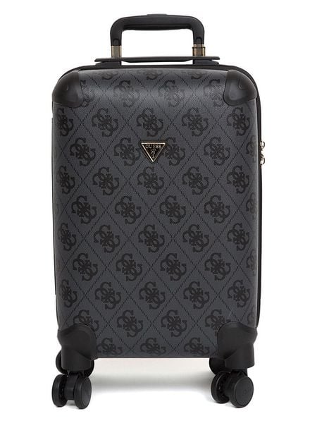 Guess Walizka w kolorze antracytowym - 32 x 53 x 22 cm rozmiar: onesize. Czarne walizki Guess, z aplikacjami, z materiału. Za 587.99 zł.